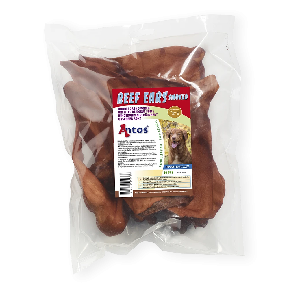 Antos Beef Ears Smoked 10 pcs