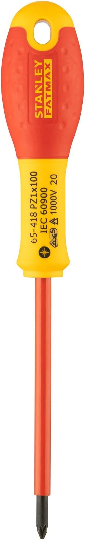 Отвертка Stanley Fatmax PZ1x100mm VDE 1000V 0-65-418