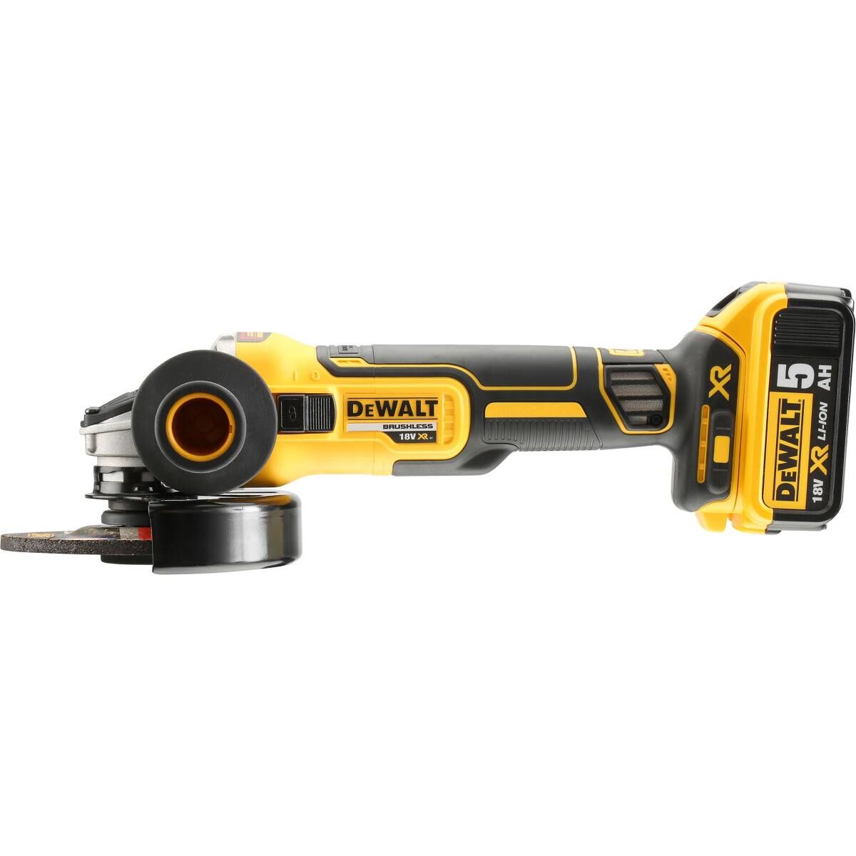 Polizor unghiular cu acumulator DeWALT DCG405P2