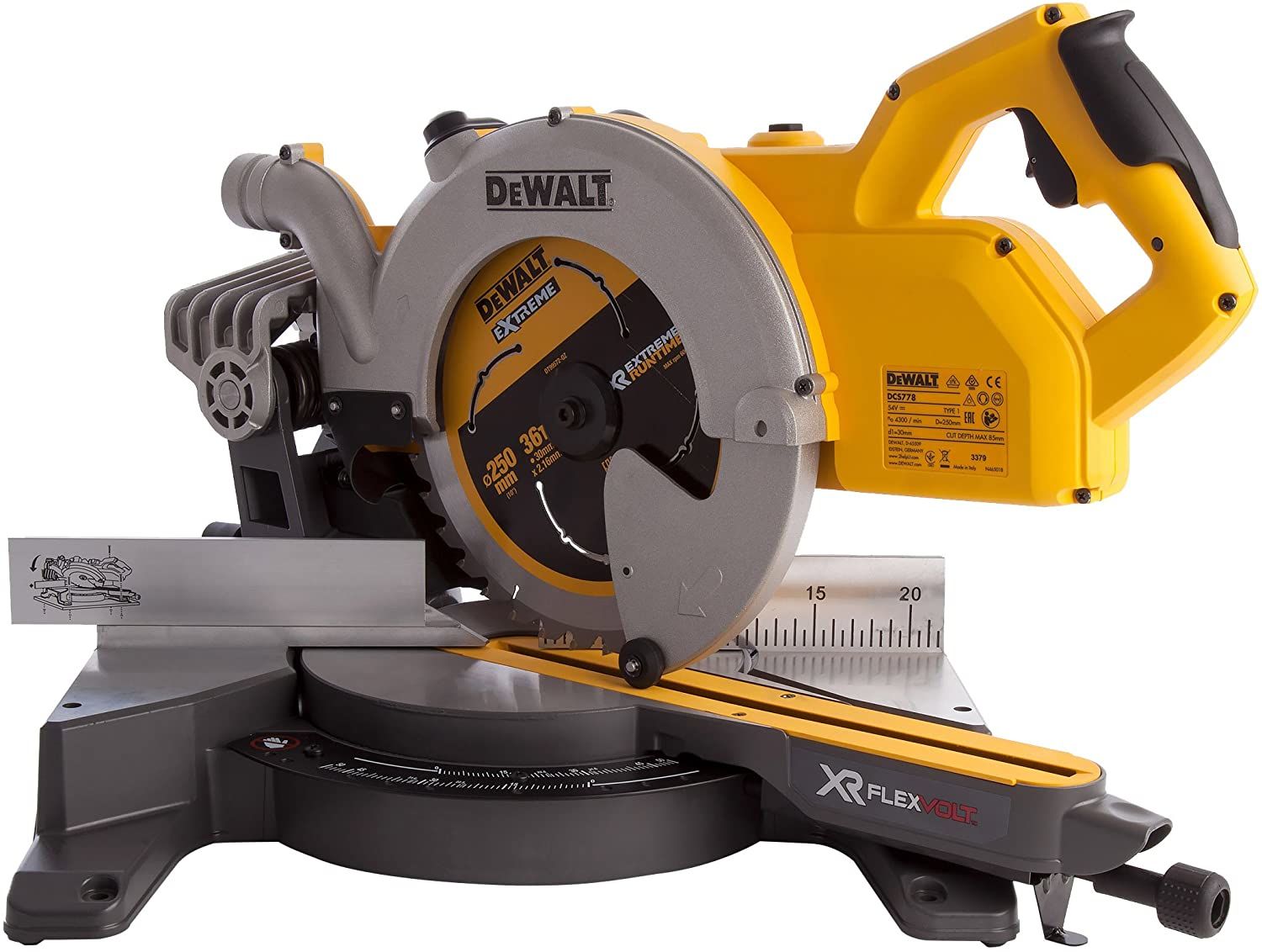 Ferestrau circular cu acumulator Dewalt DCS778T2