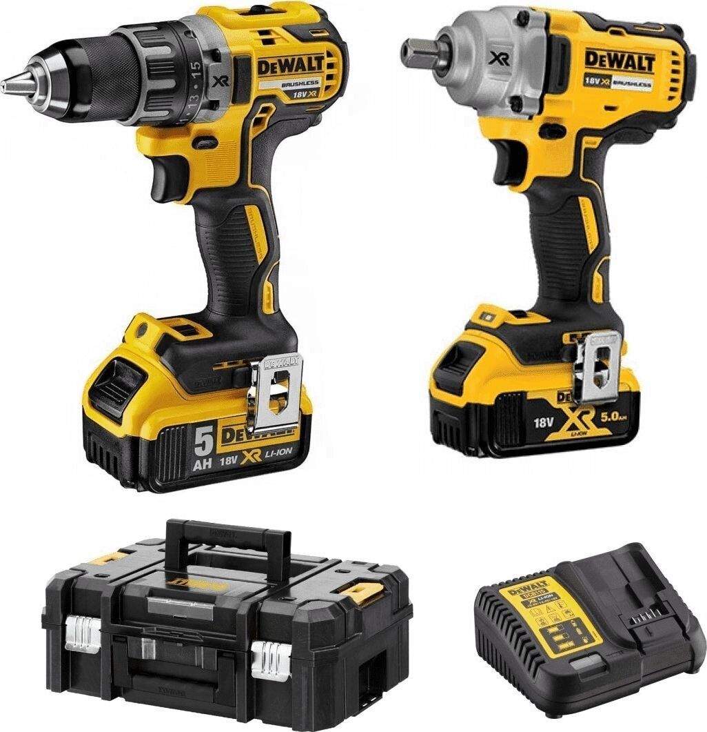 Set de scule cu acumulator  DeWALT DCK2077P2T