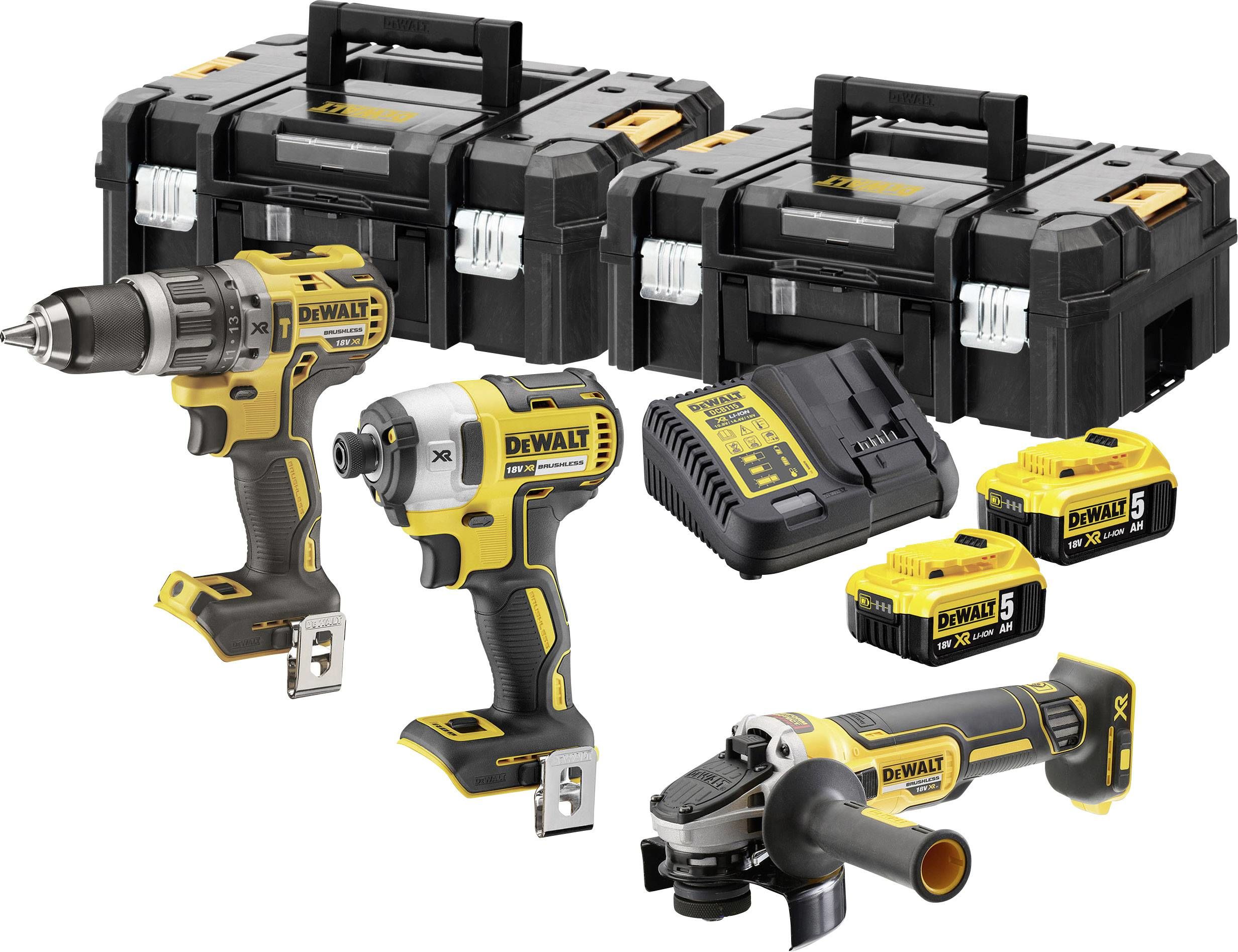 Set de scule cu acumulator  DeWALT DCK384P2T