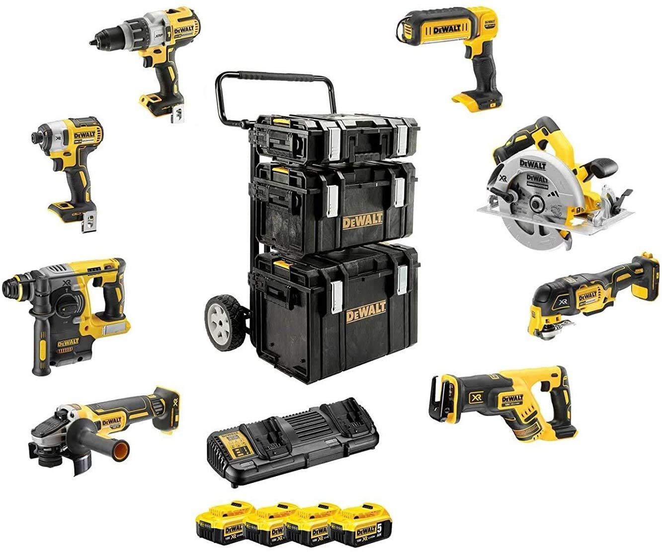 Set de scule cu acumulator  DeWALT DCK853P4