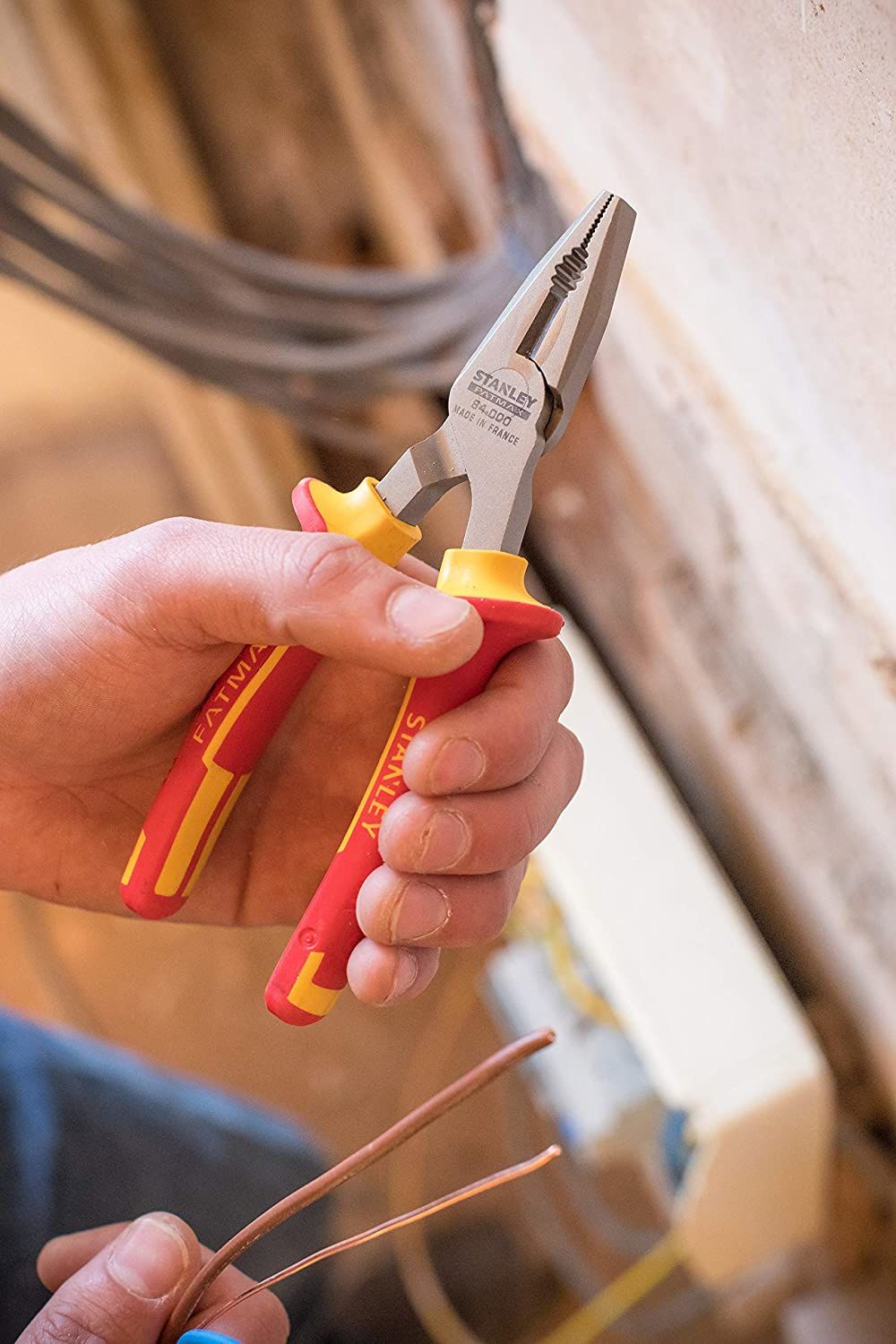 Плоскогубцы STANLEY Fatmax  MaxSteel 1000V 150 мм
