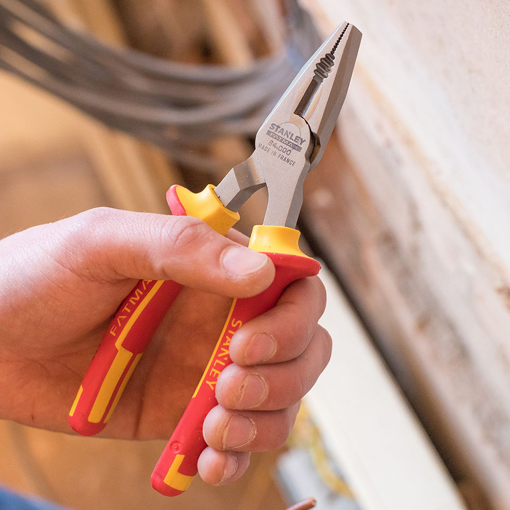 Плоскогубцы электрика STANLEY Fatmax MaxSteel  1000V 175 мм