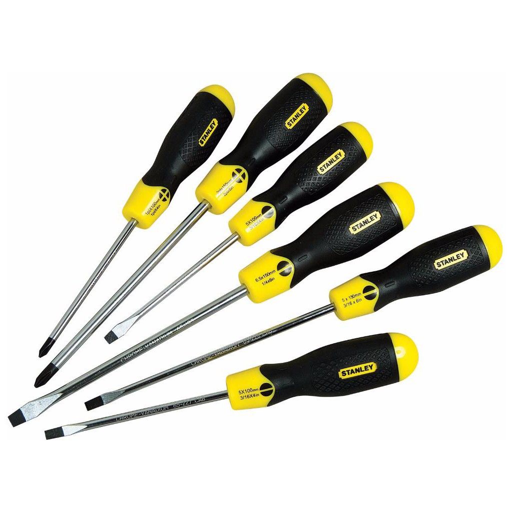 Cumpara  Seturi de șurubelnițe electrice și mecanice - Set de 6 șurubelnițe Stanley CUSHIONGRIP 0-65..