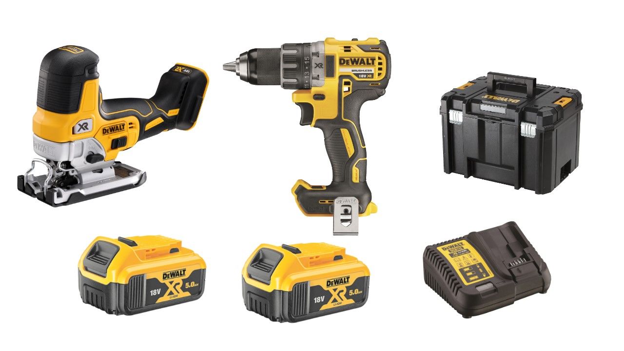 SET SCULE CU ACUMULATOR DEWALT DCK298P2T (DCD791+DCS335)