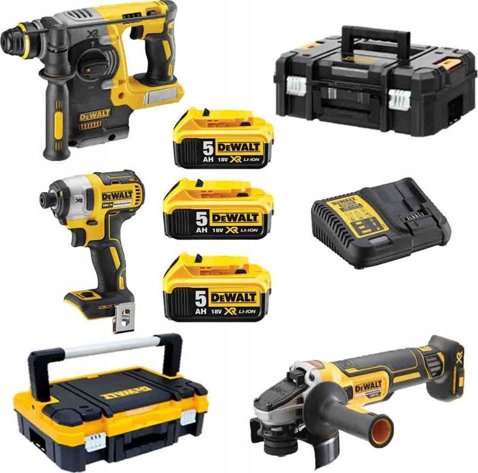 SET SCULE CU ACUMULATOR DEWALT DCK305P3T (DCH273+DCG405+DCF887)