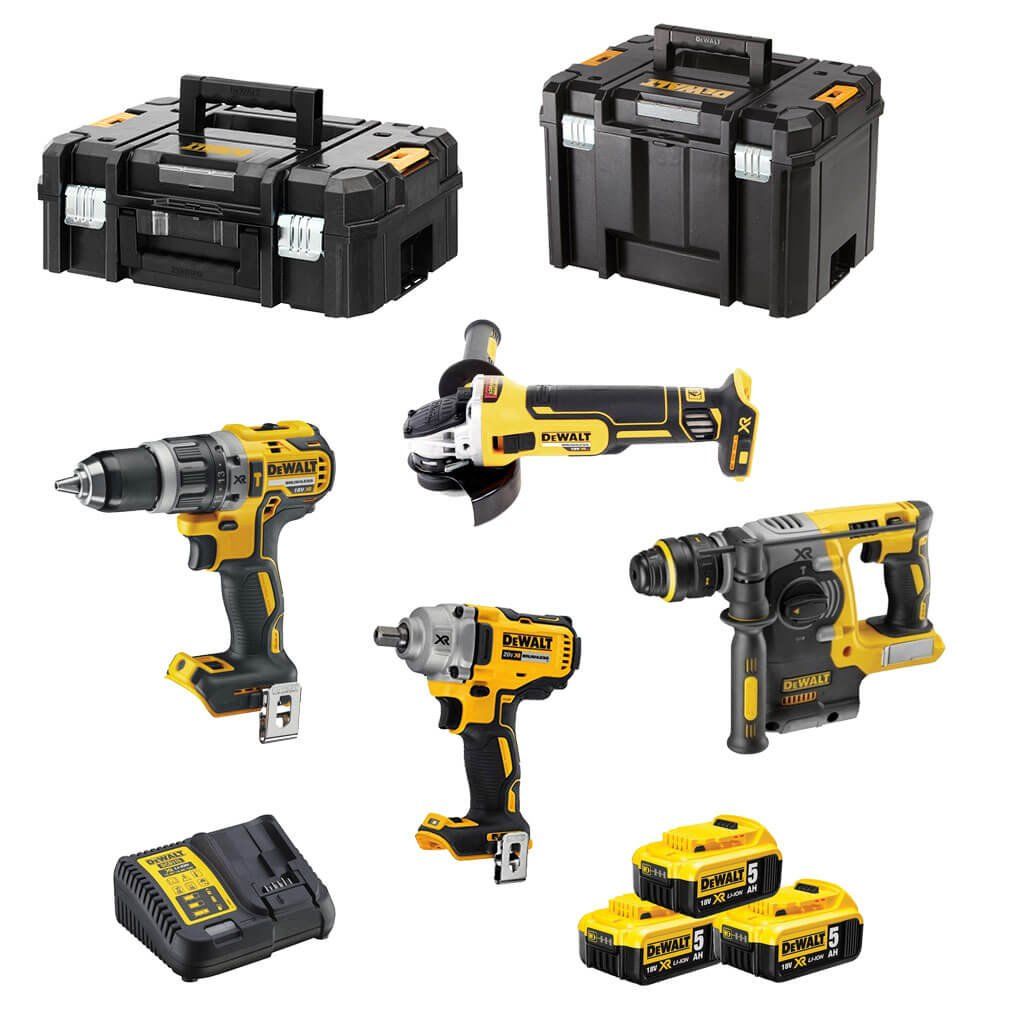 SET SCULE CU ACUMULATOR DEWALT DCK428P3T (DCH273+DCG405+DCF894+DCD796)
