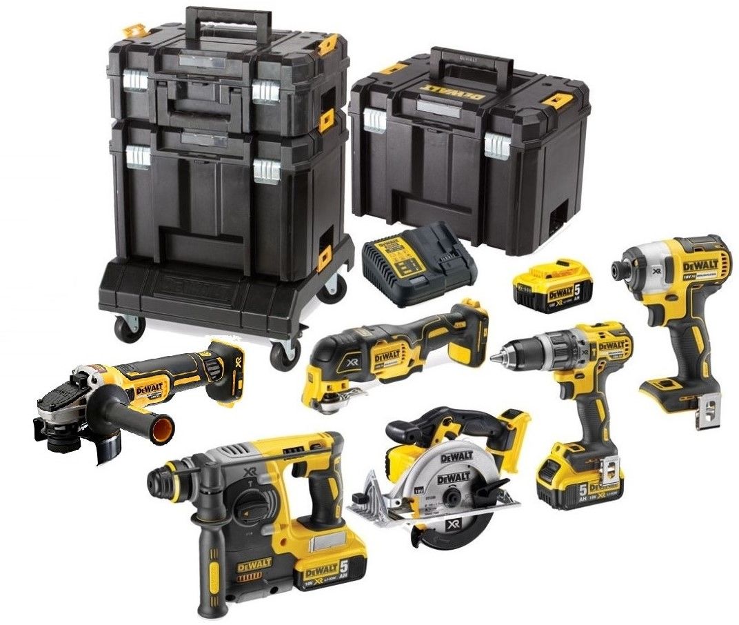 SET SCULE CU ACUMULATOR DEWALT DCK685P3T (DCH273+DCG405+DCF887+DCD796+DCS570+DCS355)