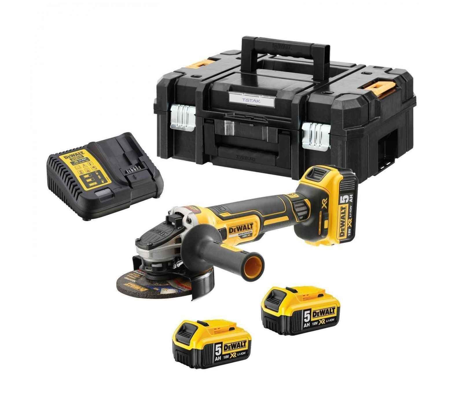 Polizor unghiular cu acumulator DeWALT DCG405P3