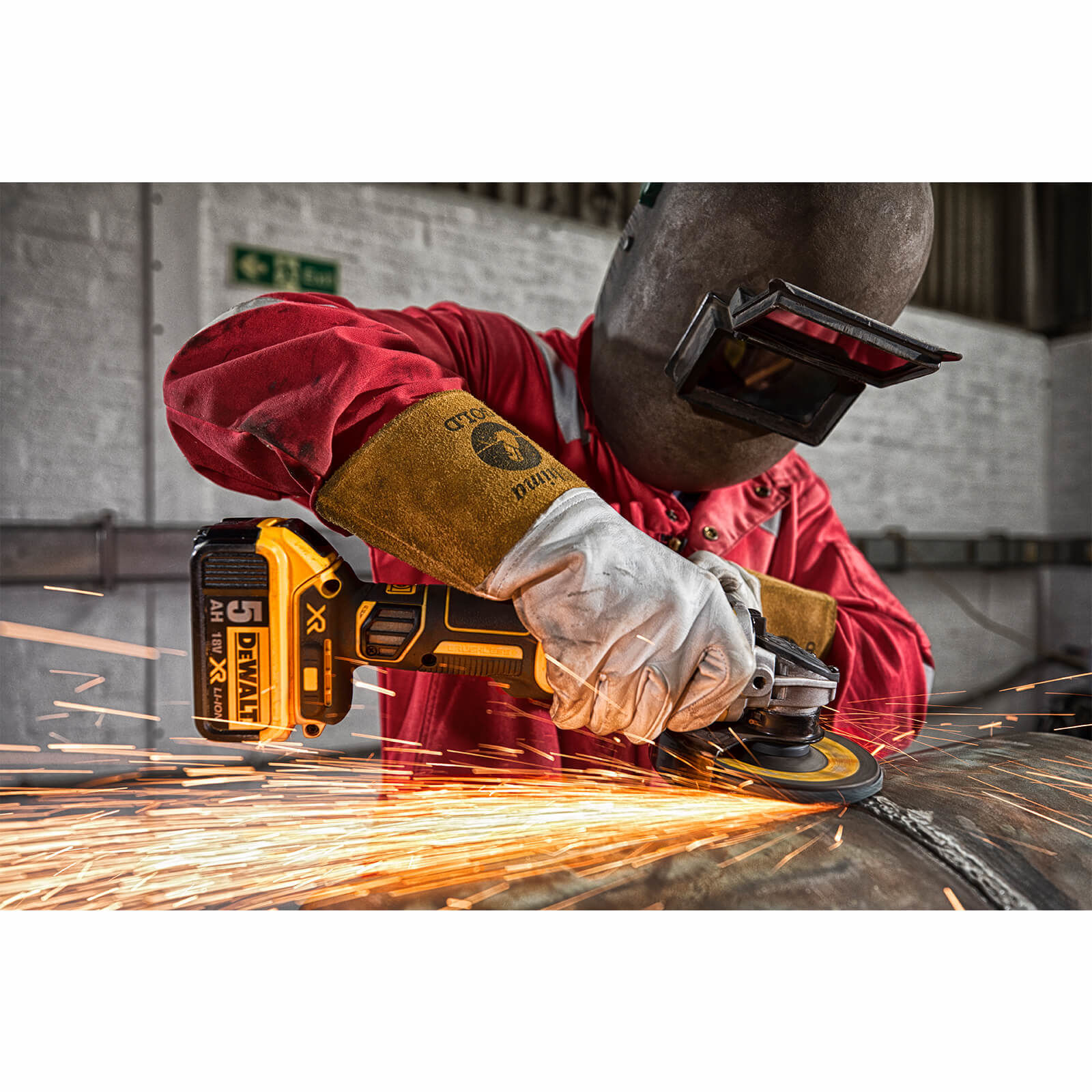 Polizor unghiular cu acumulator DeWALT DCG405P3