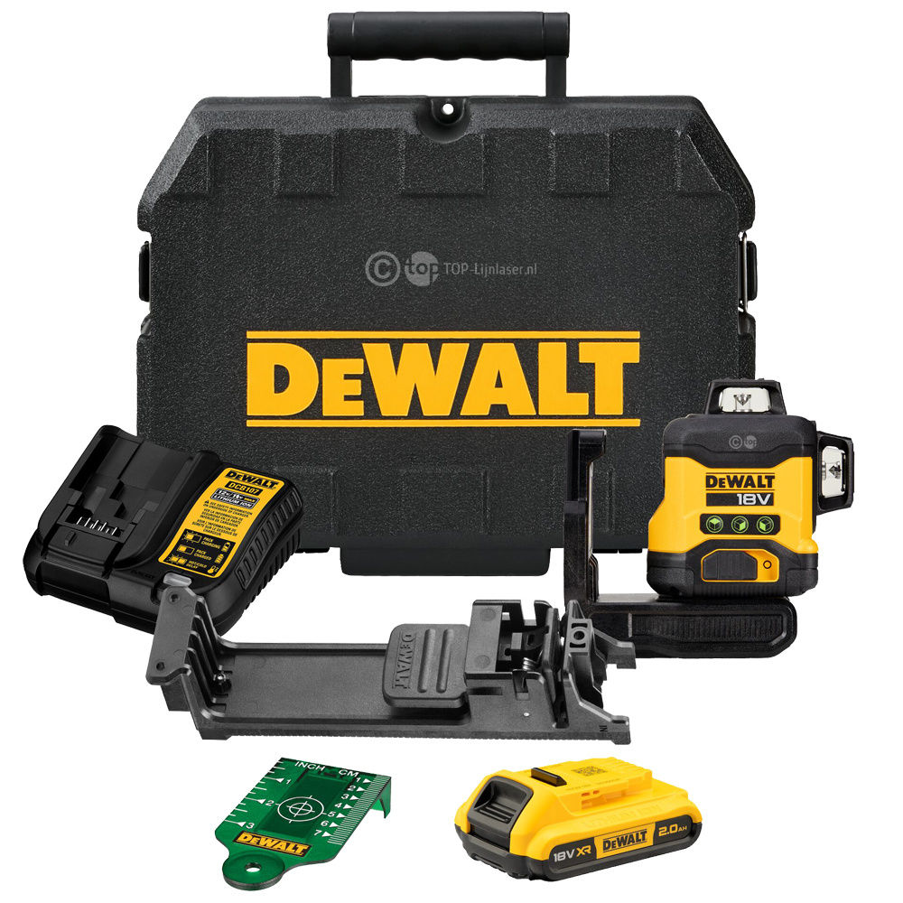 Laser verde DeWalt DCLE34031D1 18V XR compact 3x360°