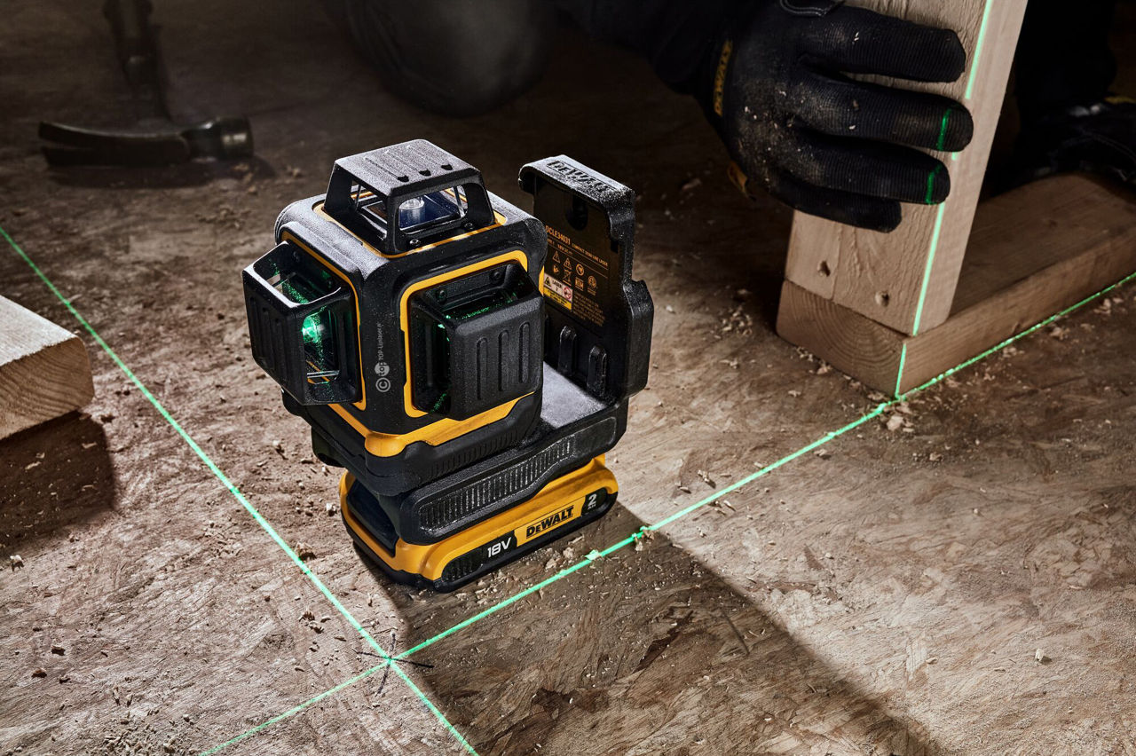 Laser verde DeWalt DCLE34031D1 18V XR compact 3x360°