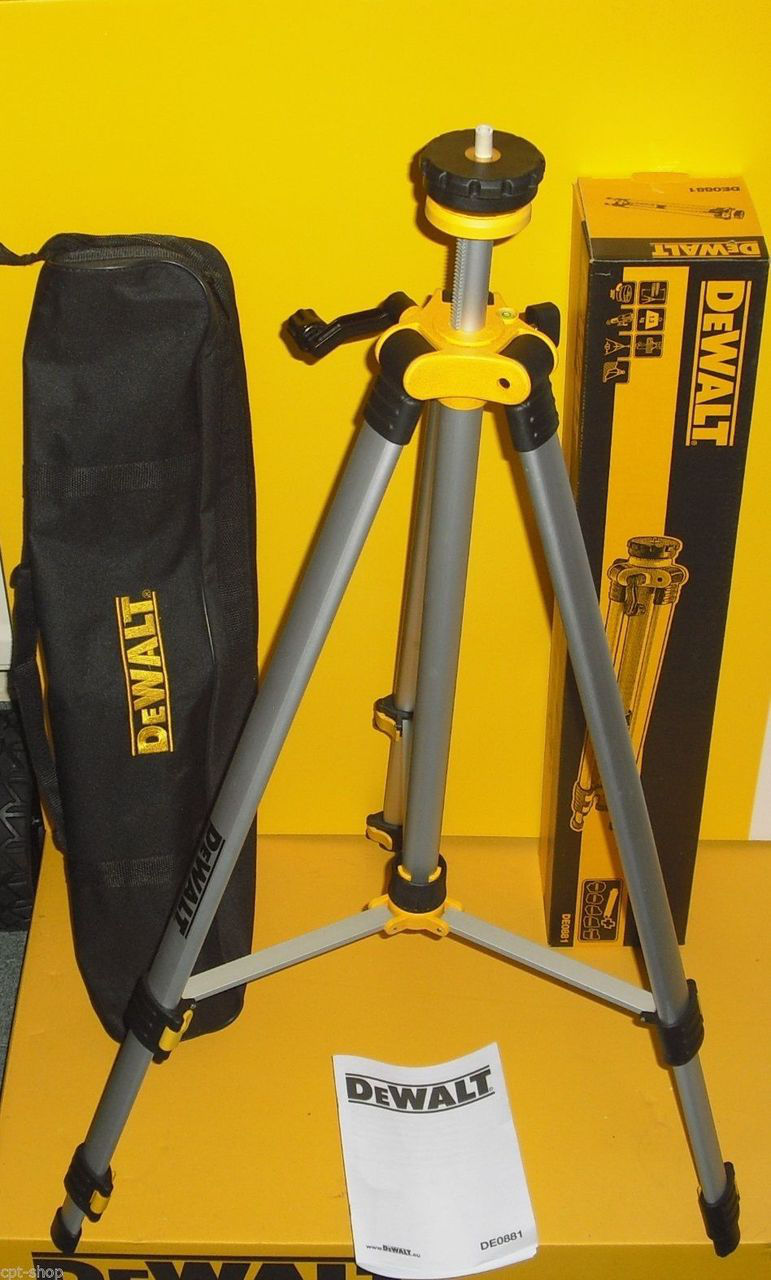 Trepied din aluminiu pentru nivelele laser DEWALT DE0881T