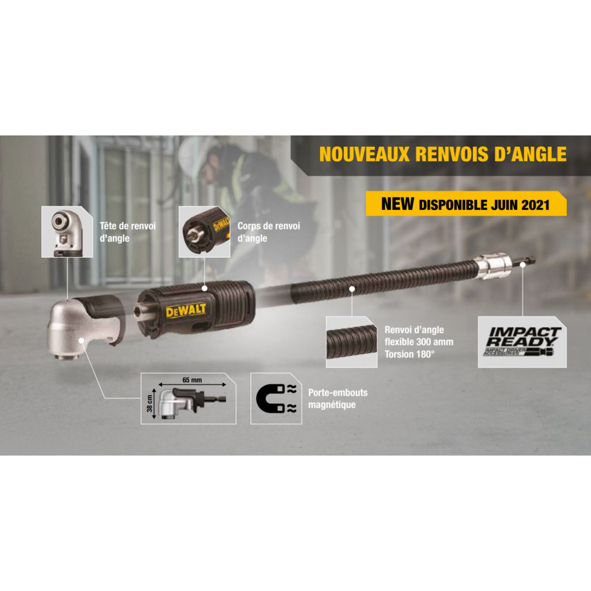 Adaptor unghiular flexibel DT20502