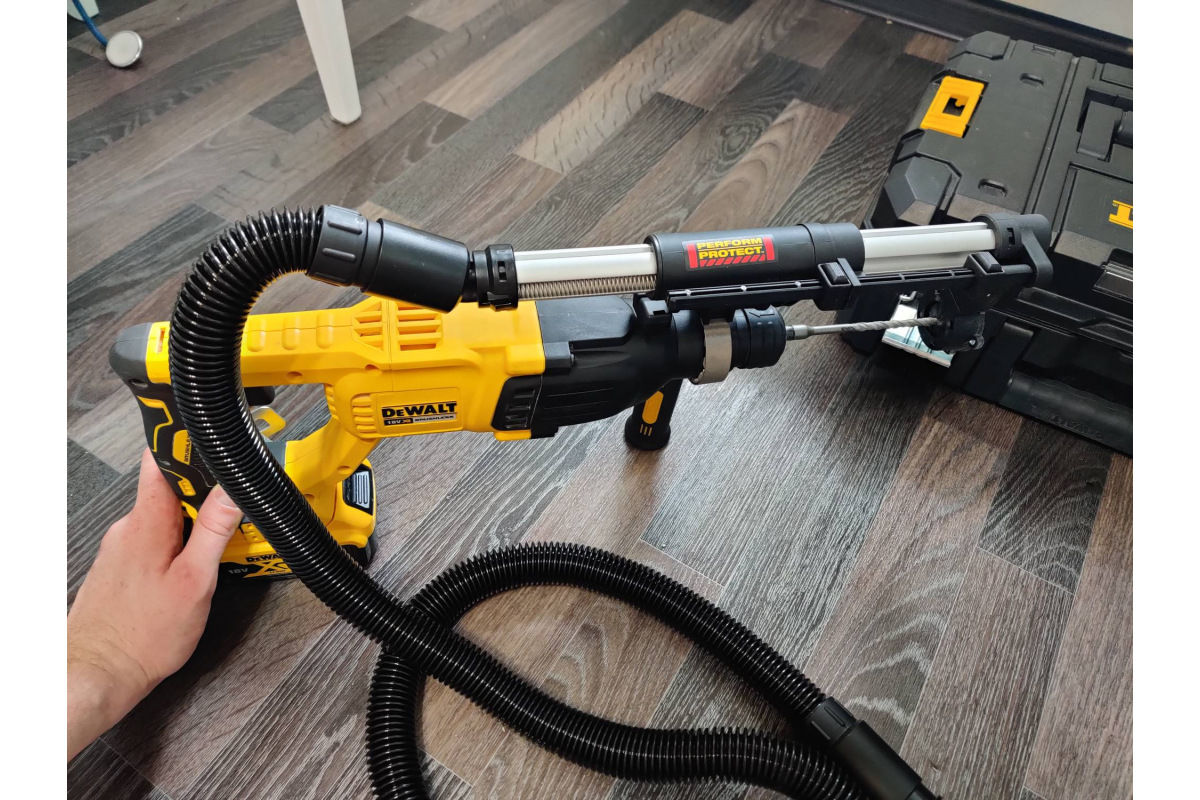 Sistem de eliminare a prafului pentru ciocane rotopercutoare DEWALT D25301D, SDS-Plus