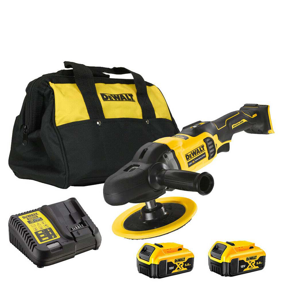 Mașina de polishat fără fir DEWALT DCM849P2