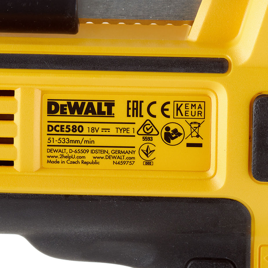 Adeziv cu acumulator DeWalt DCE580N