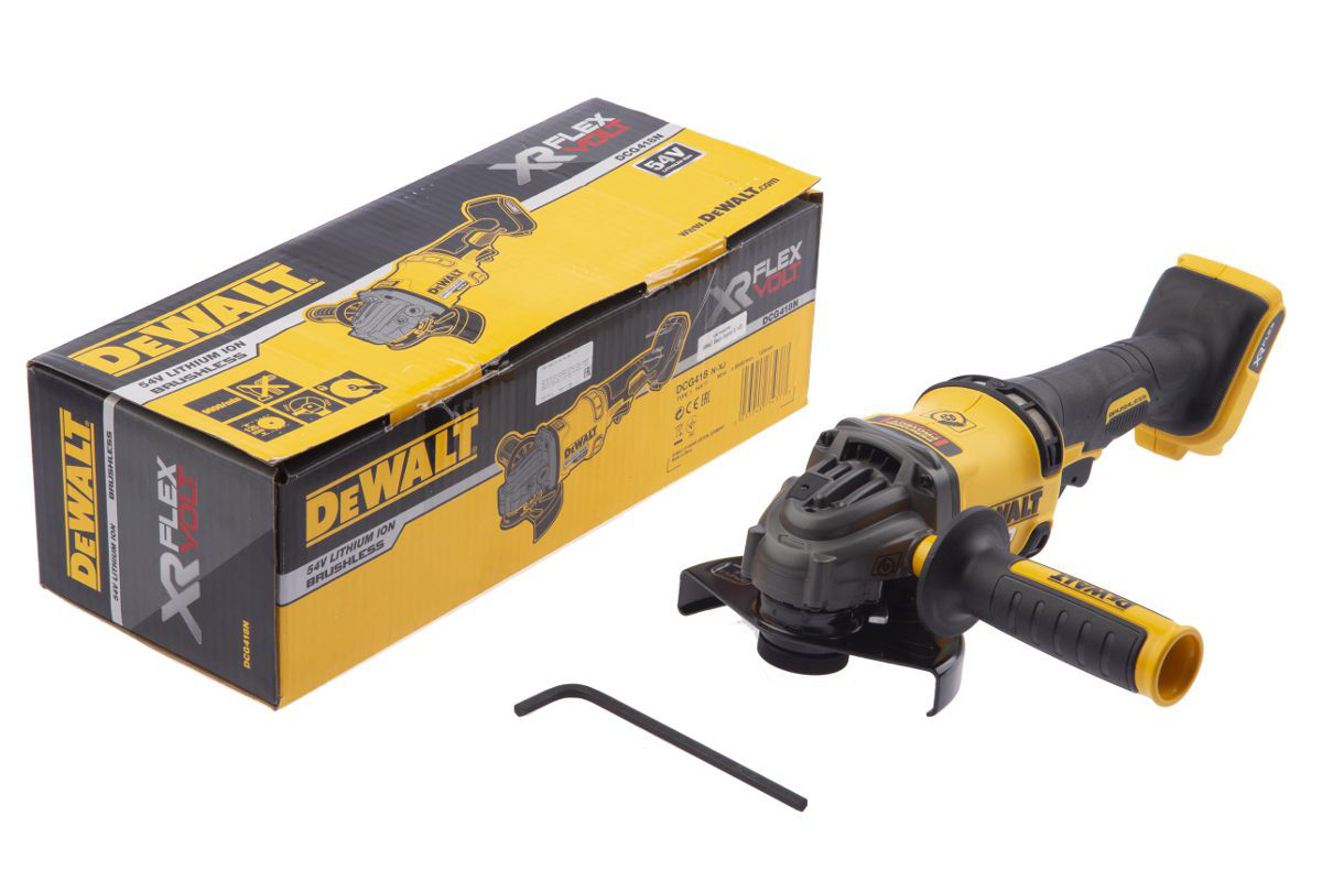 POLIZOR UNGHIULAR CU ACUMULATOR DEWALT 54 В XR FLEXVOLT DCG418N-XJ