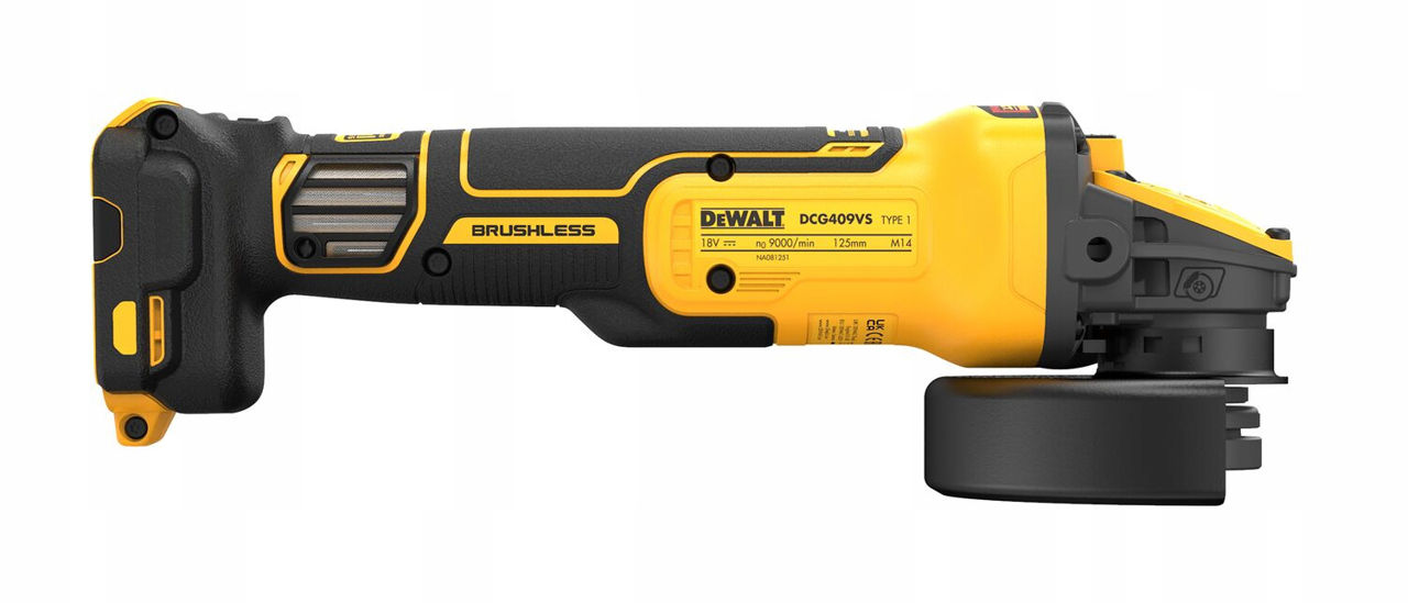 Flexibilă unghiulară cu acumulator DeWALT DCG409VSNT