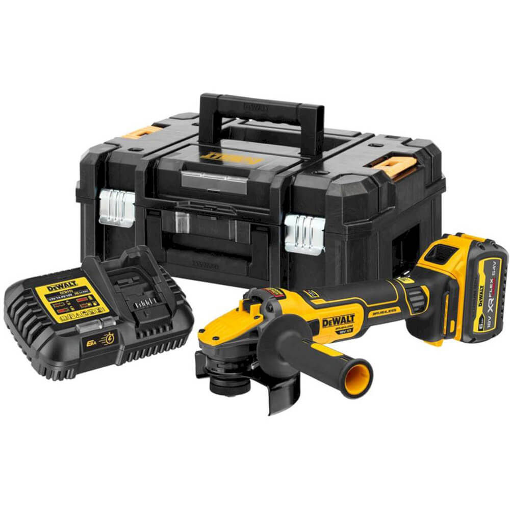 Șlefuitor colțar fără fir DeWALT DCG409VST1-QW