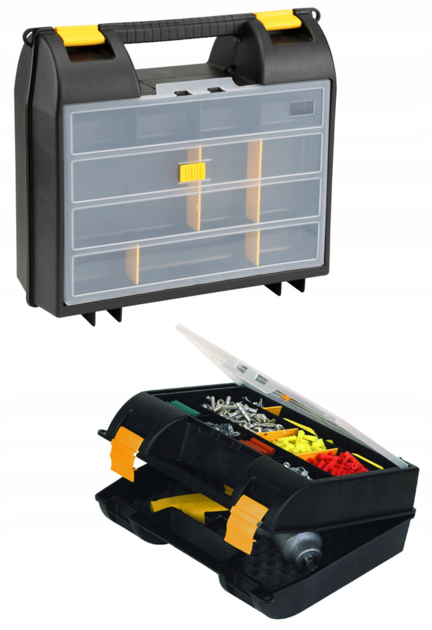 Box p/u scule electrice cu organizator in capac 1-92-734