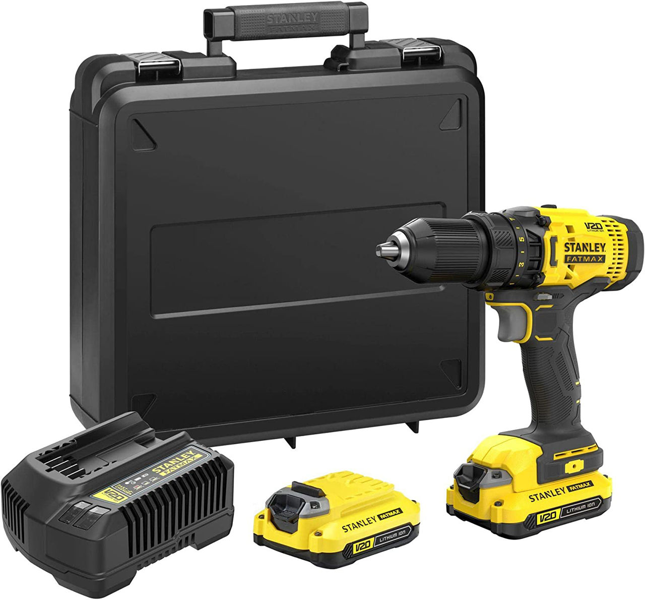 Masina de gaurit si insurubat cu acum. Stanley FATMAX SFMCD700C2K-QW