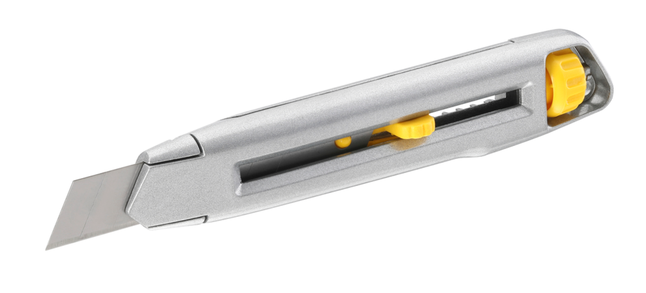 Cutter Interlock cu lamă de 18 mm cu segmente rupte STANLEY 4-10-018