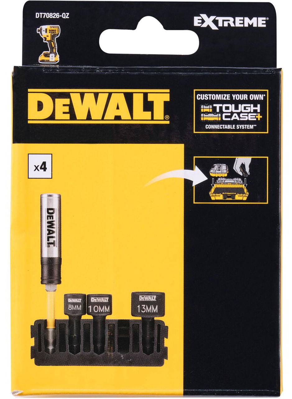 Set capete magnet 8-13 mm+prelungitor DeWALT  DT70826-QZ