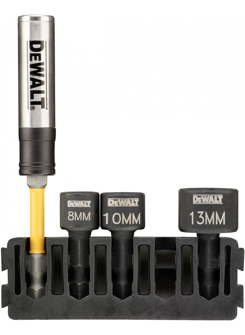 Set capete magnet 8-13 mm+prelungitor DeWALT  DT70826-QZ