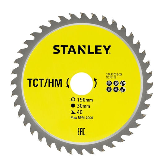 Disc de tăiere TCT 190x30x40T STA13035-XJ