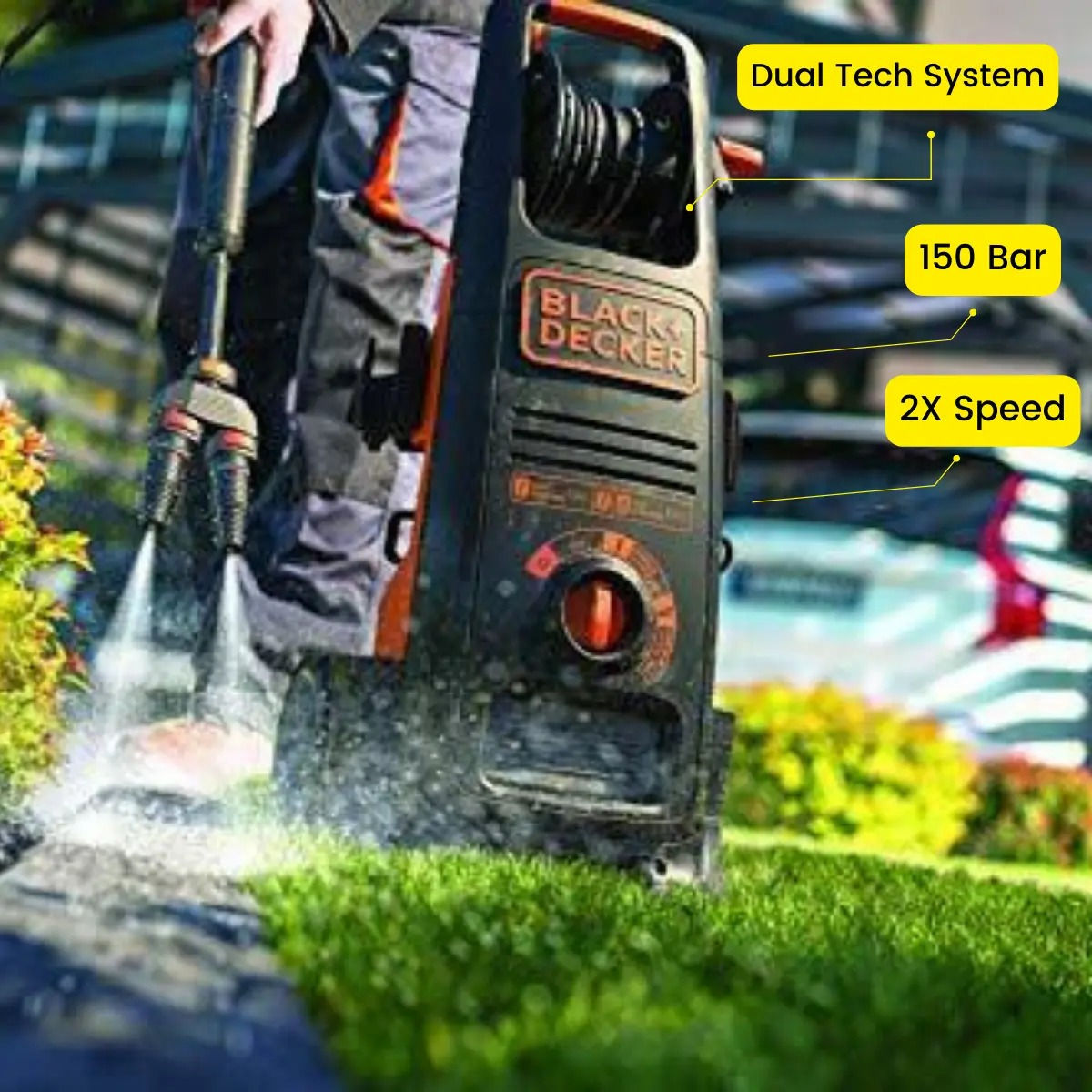 Aparat de spălat cu presiune B+D BXPW2500DTS-E