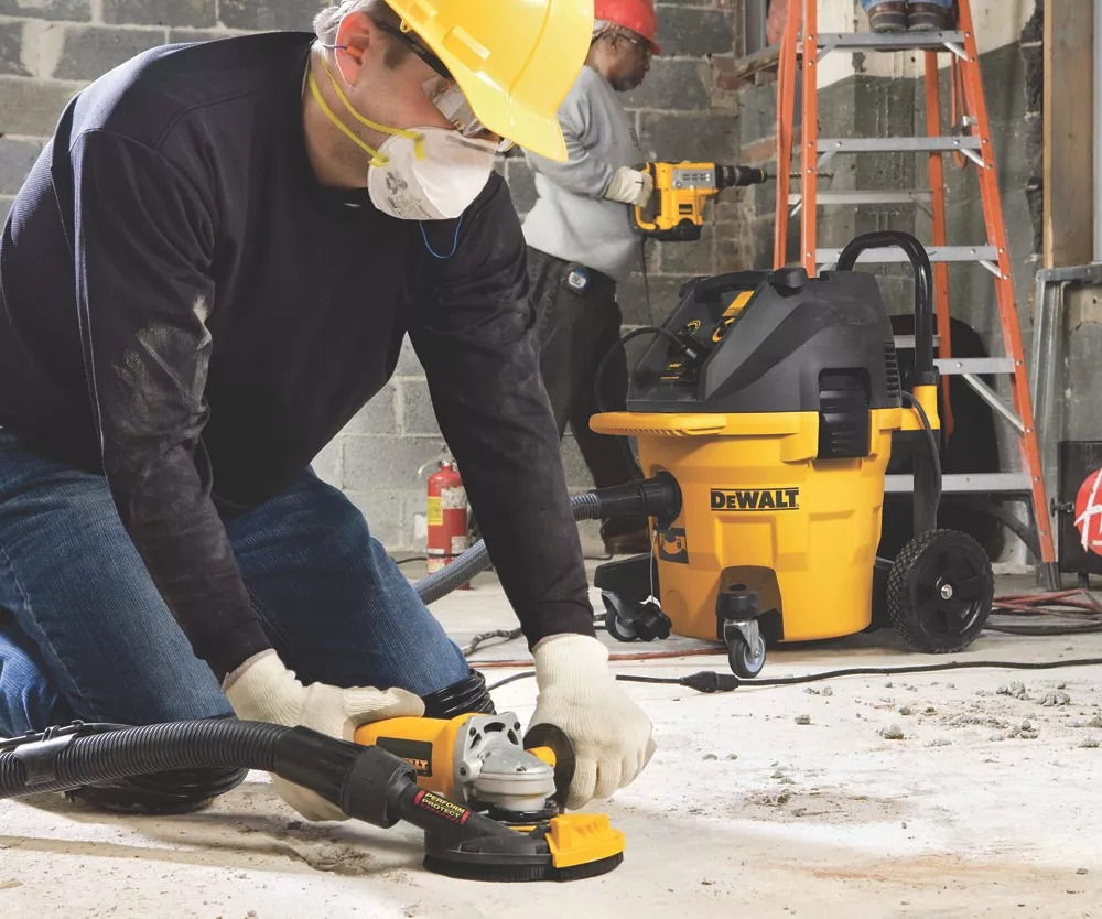 Carcasa - adaptor pentru aspirator pentru polizoare unghiulare DeWALT DWE46150
