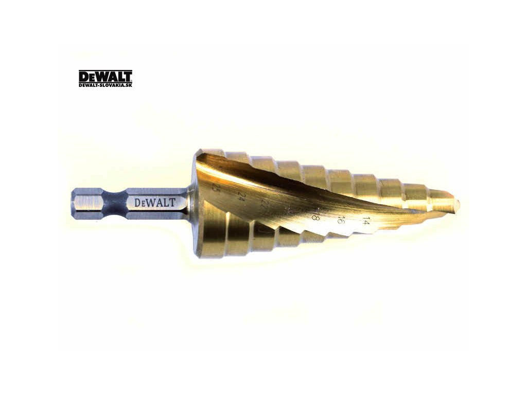 Cumpara  Seturi biti si accesorii - Burghiu in trepte metal 14-25 mm DT5030-QZ..