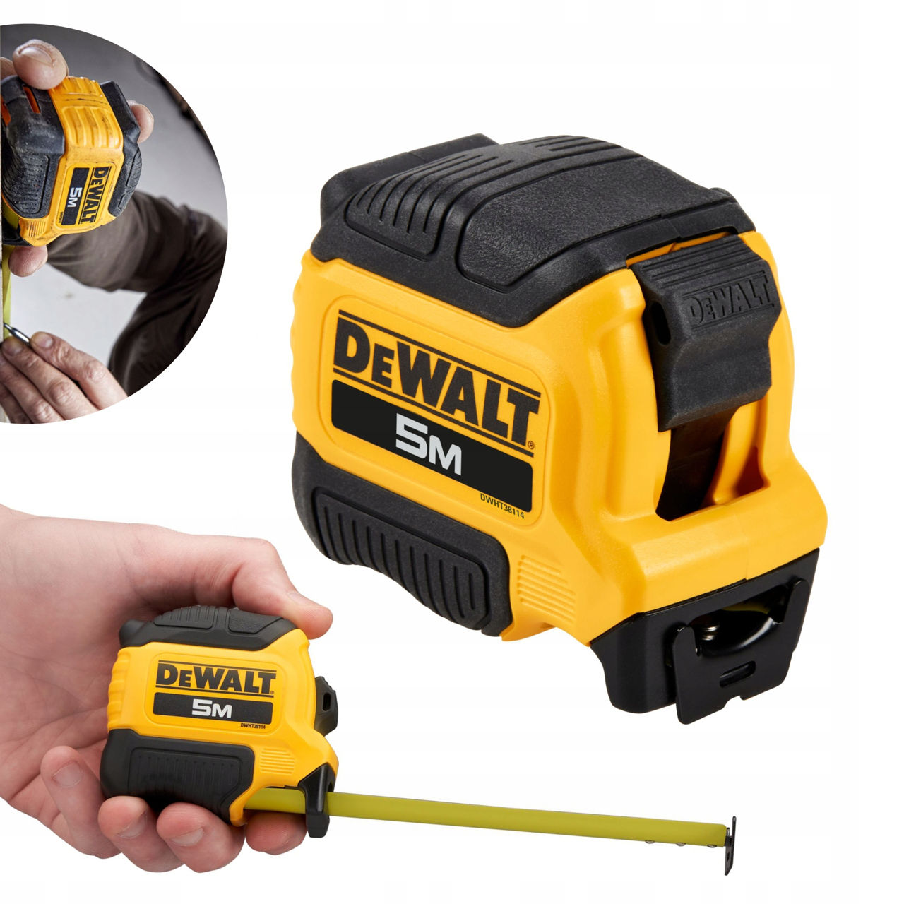 Banda de masurare 5m Compact Dewalt DWHT38114-0