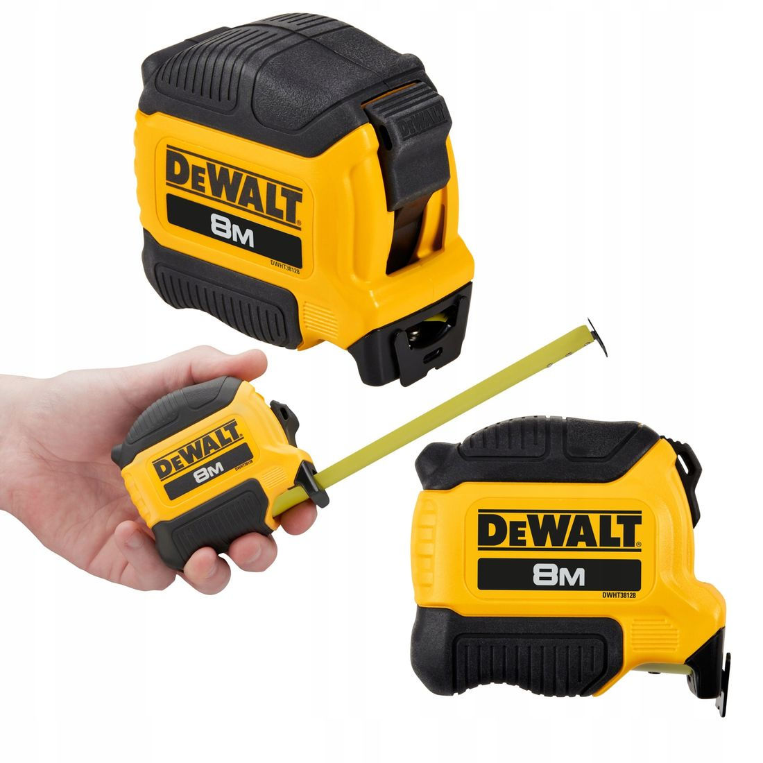 Banda de masurare 8m Compact Dewalt DWHT38128-0